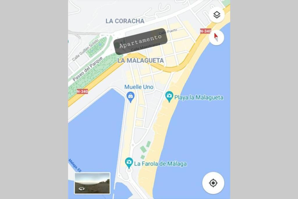 Nuevo Apartamento Lujo Playa Malagueta-Centro Málaga Esterno foto
